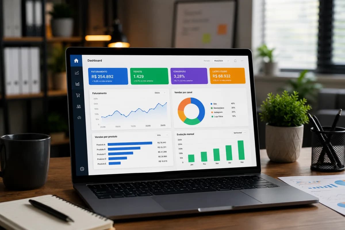 Dashboard para Pequenas Empresas: Guia Prático para Decisões Rápidas