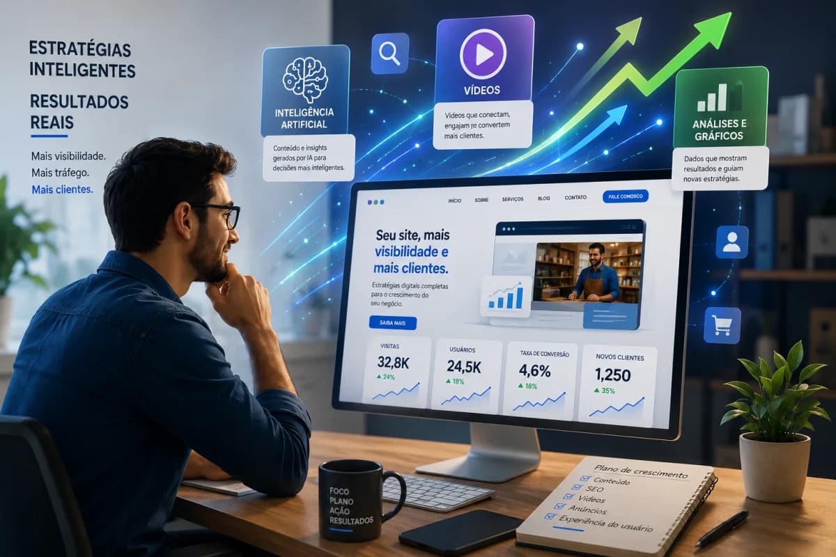 Atração de clientes pra site